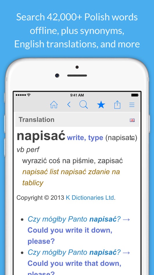 Polish Dictionary & Thesaurus - 3.5.1 - (iOS)