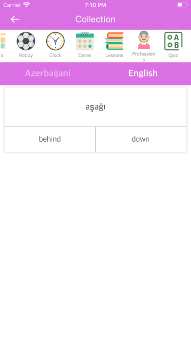 Screenshot #3 pour Azerbaijani-English Dictionary