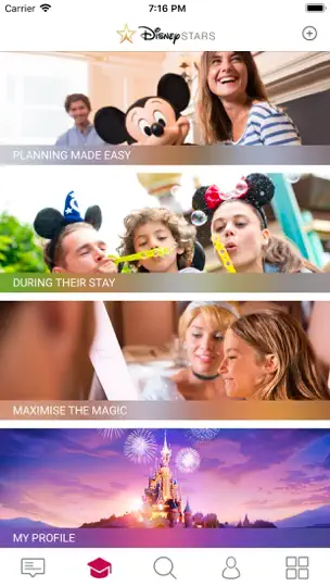Captura de pantalla de Disney Stars en iPhone 2