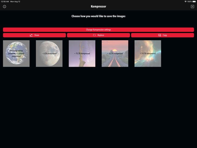 ‎Kompressor - Compress images Screenshot