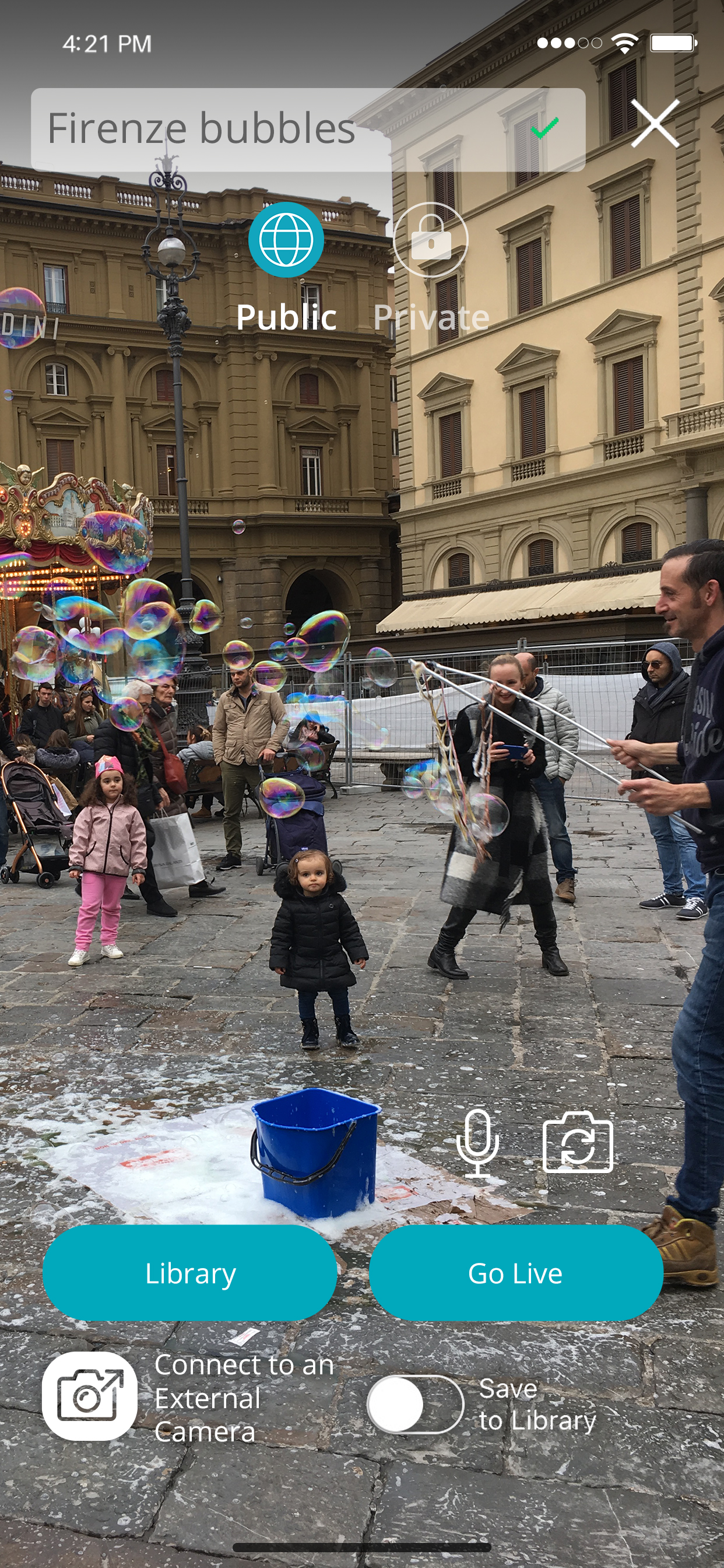 Peeramid Live Video Broadcast screenshot 2