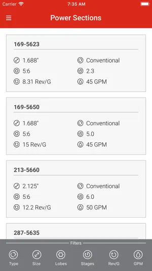 NOV Power Sections screenshot 2