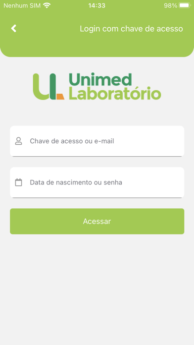 Unimed Laboratório Curitiba Screenshot