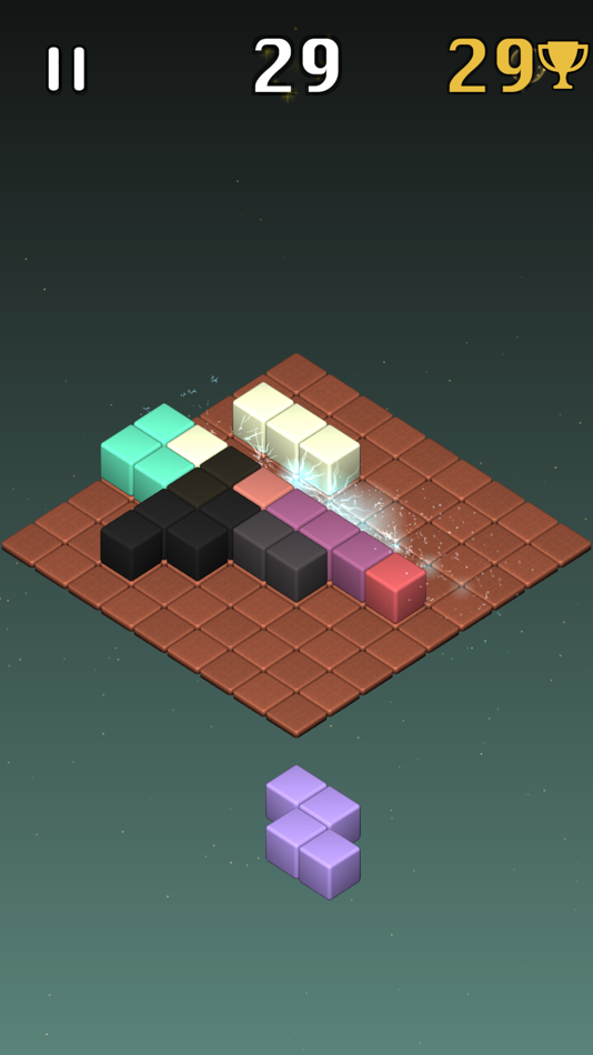 #4. Block Drop - 3d Cubes Puzzle (iOS) By: Fernando Gonzalez Frias