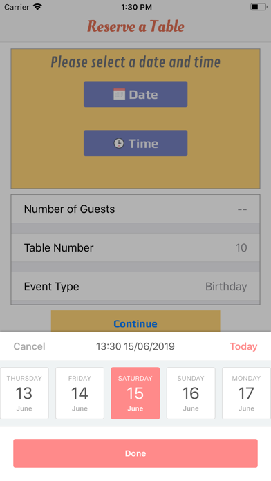 Restaurant Online Screenshot