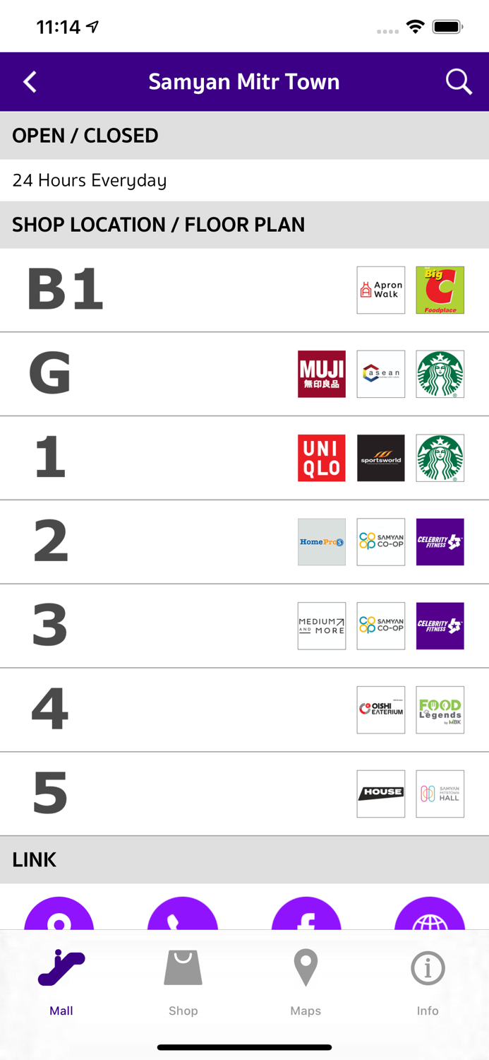 MallBee - Thailand Mall Maps