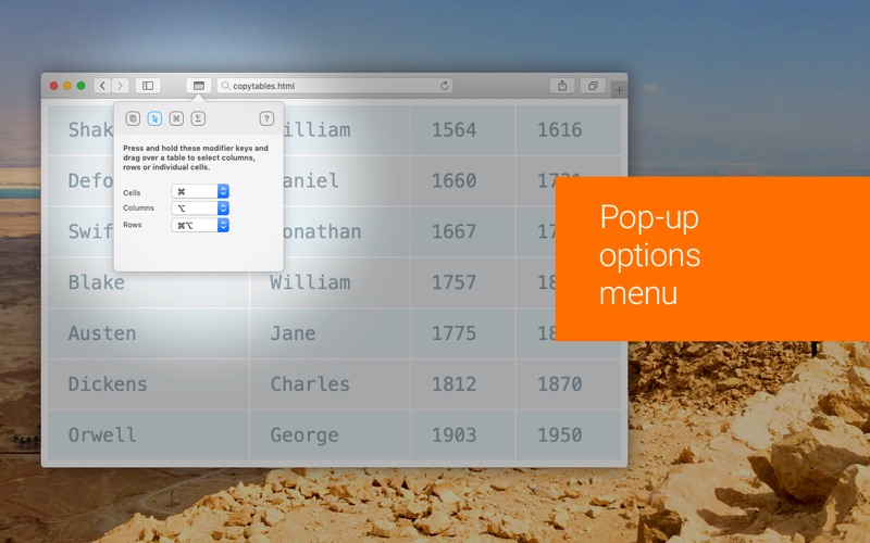 App screenshot