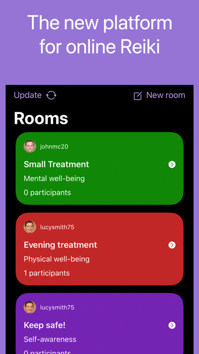 Reiki Rooms Screenshot