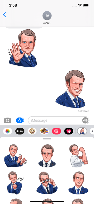 E. Macron Stickers(圖3)-速報App