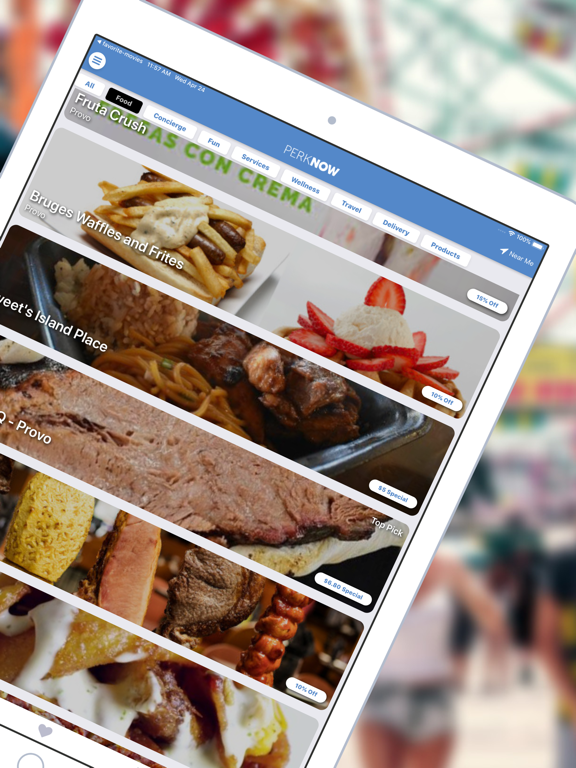 PerkNow iPad screenshot 2 - Business app