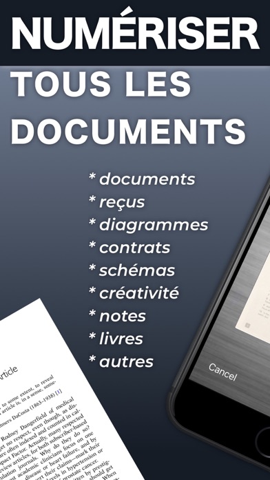 Screenshot #1 pour Scanner Document + PDF Scanner