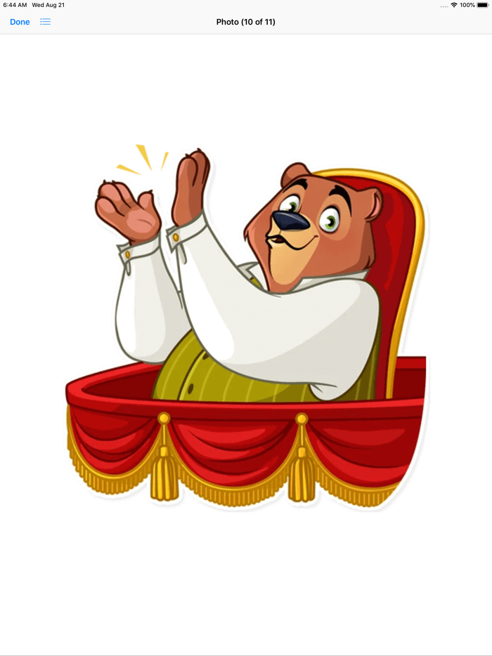 Todd Bear Moods For iMessages