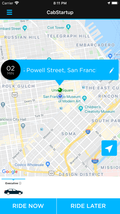 Screenshot #3 pour CabStartup Passenger