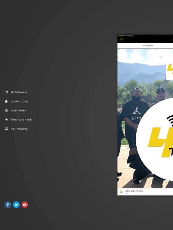 4 Life Radio iPad screenshot 3 - Music app