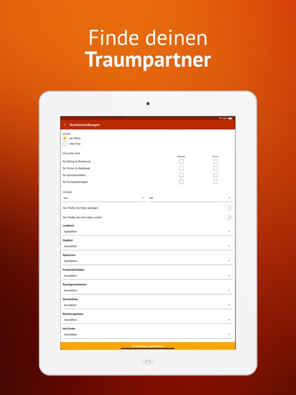 Partnersuche inserieren