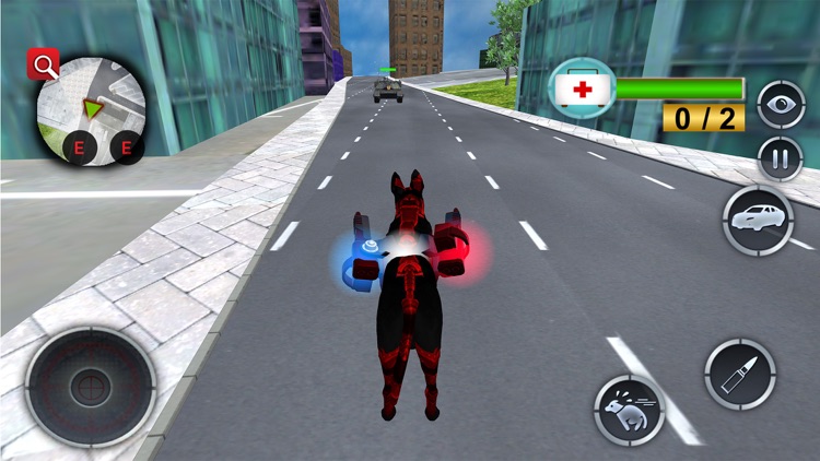 Police Robot Dog Chase