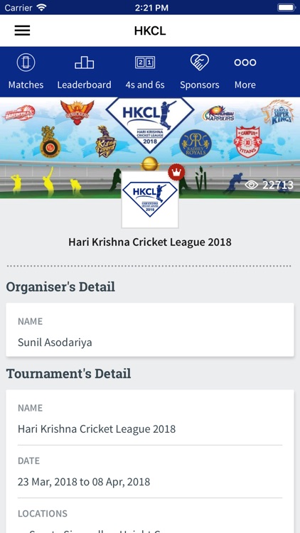 Hari Krishna Cricket League screenshot-3