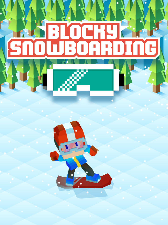 Blocky Snowboarding