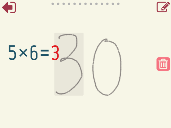 Multiplication Tables 12x12 iPad screenshot