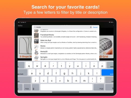 Art Raffle iPad screenshot 4 - Graphics & Design app