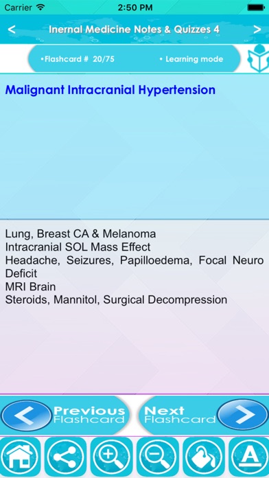 Internal Medicine Exam Review Screenshot