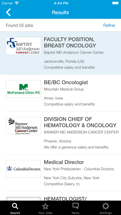 Screenshot #2 pour ASCO Career Center