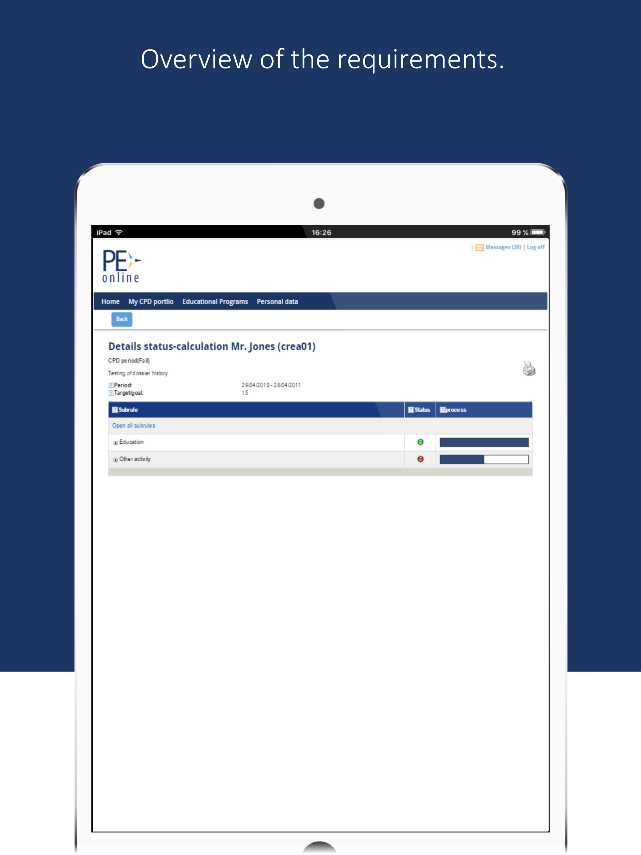 PE-online screenshot 4