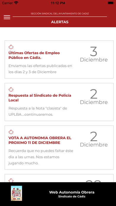 Sindicato Autonomía Obrera Screenshot