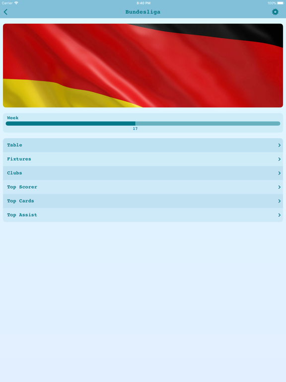 Live Results Football iPad screenshot 3 - Sports app