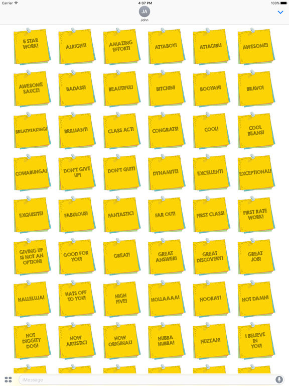 Screenshot #5 pour Encouraging Sticky Notes