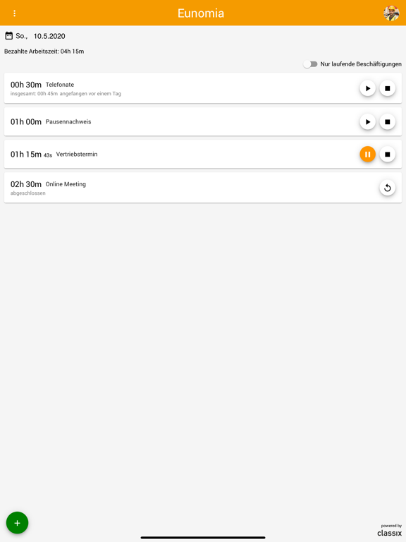 Screenshot #4 pour Eunomia Timer