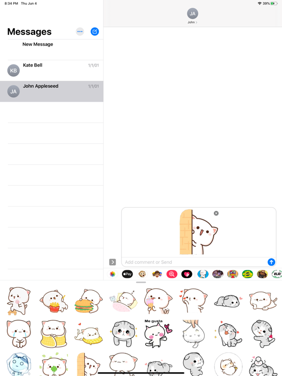 Screenshot #5 pour Mochi & Cats Stickers