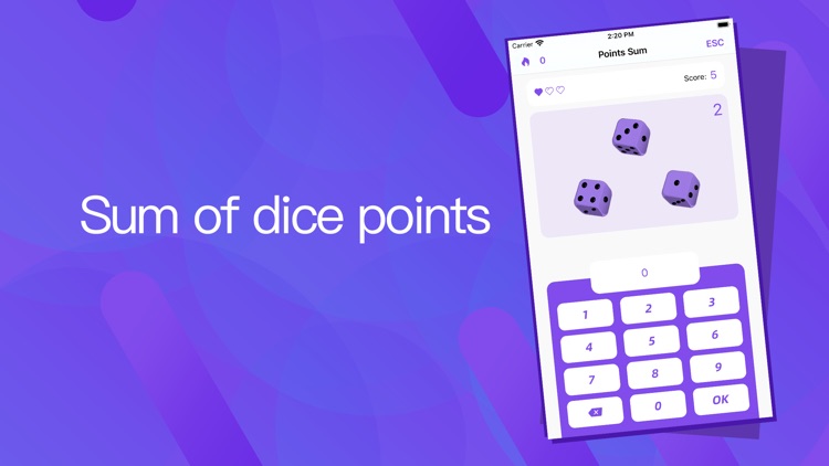 Points Sum-Calculation Game