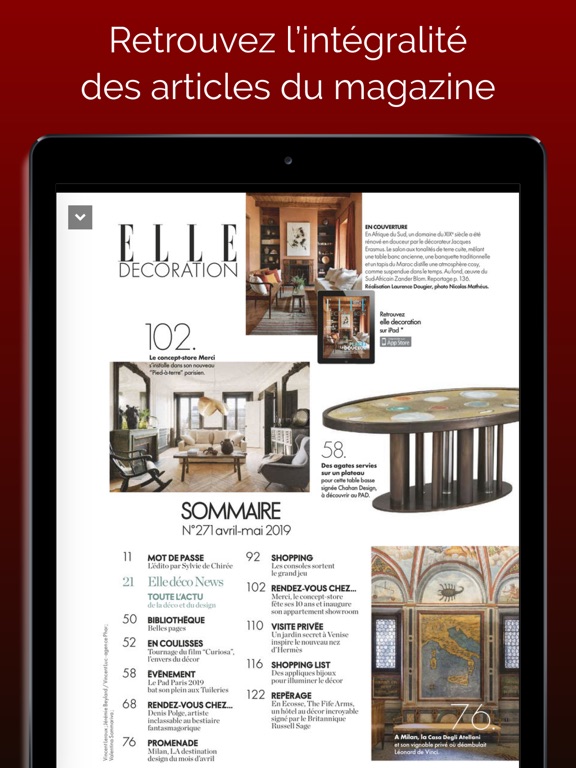 Screenshot #6 pour ELLE Décoration Magazine
