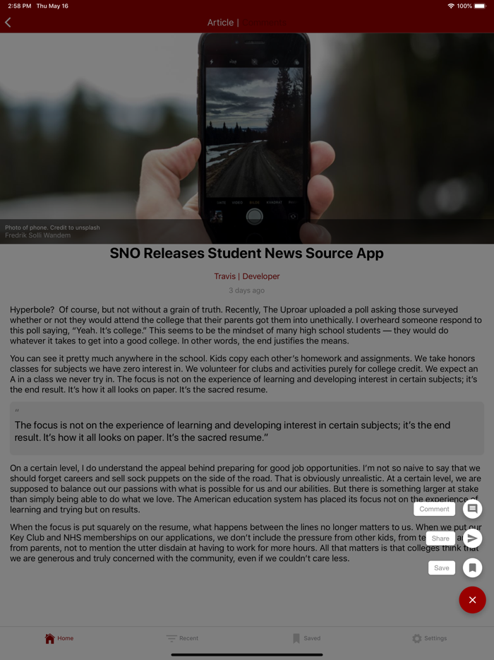 Student News Source
