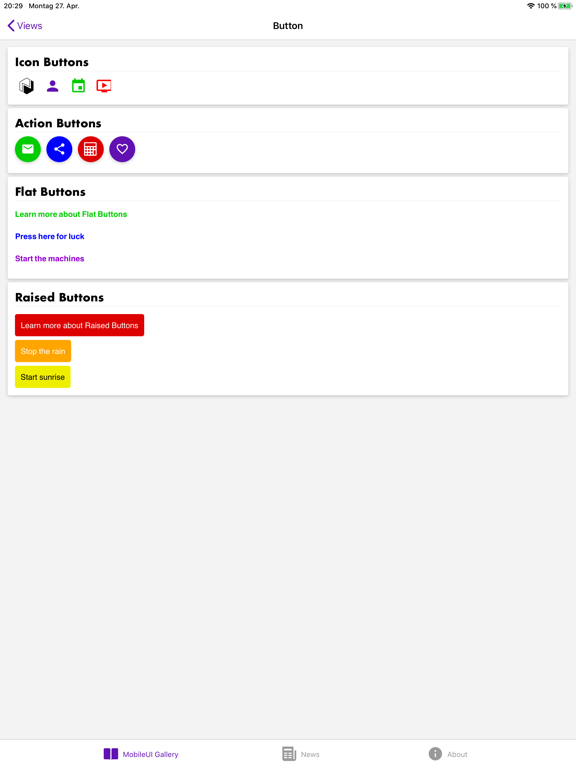 Screenshot #6 pour MobileUI Gallery