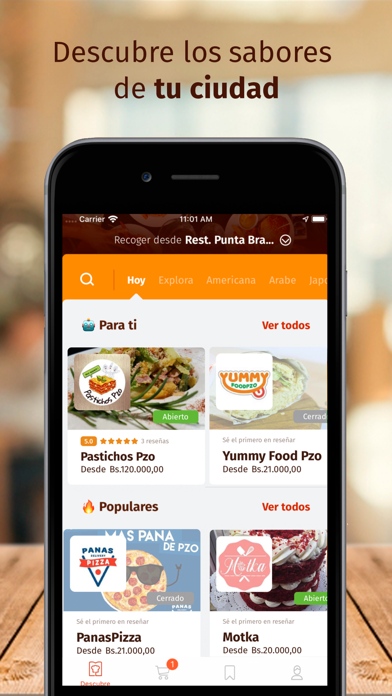 El Menu Screenshot