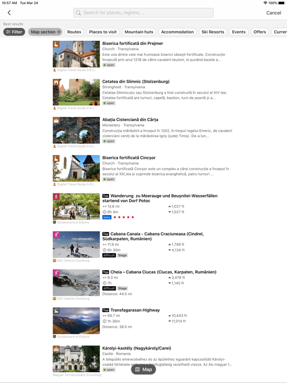 Screenshot #5 pour Romania Outdoor Travel Guide