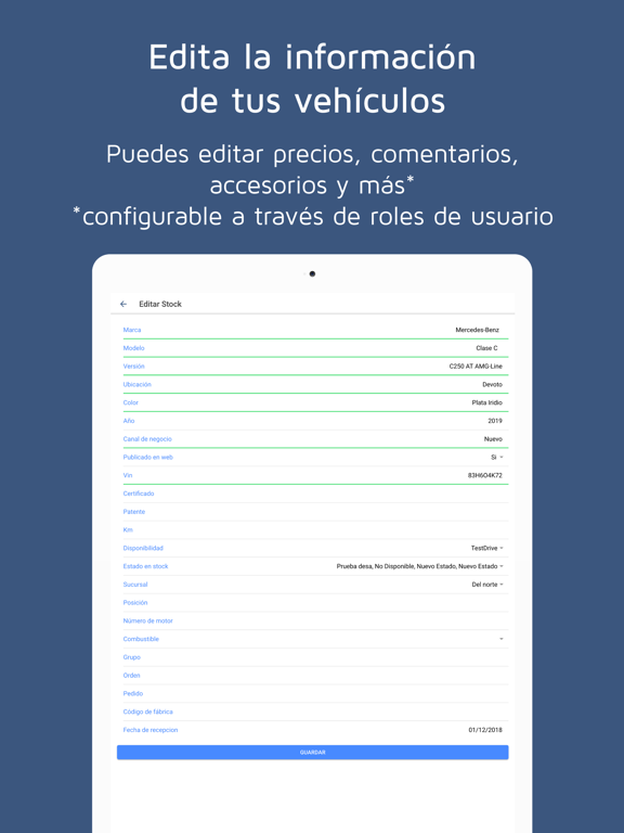 Pilot Stock iPad screenshot