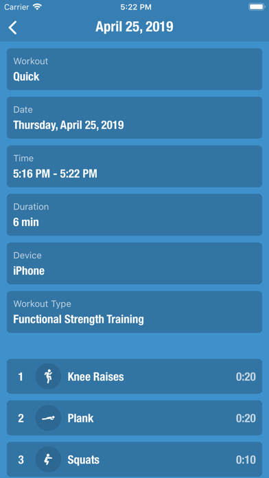 Streaks Workout Screenshot 9