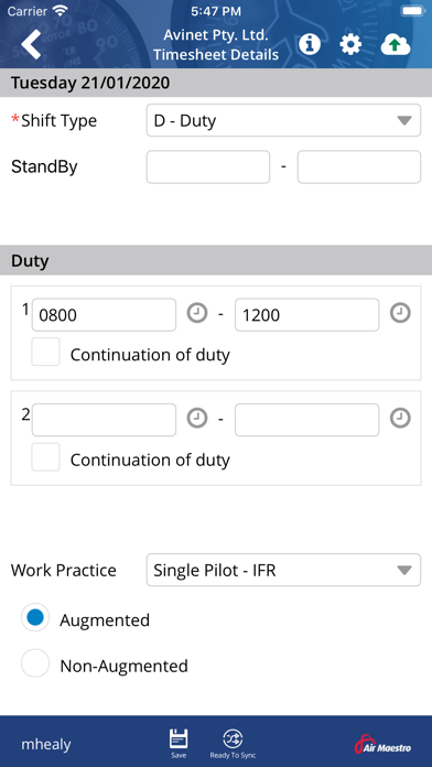 Air Maestro: Flight & Duty Screenshot