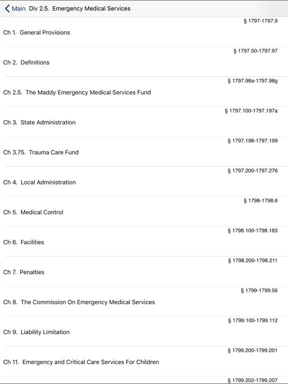 CA Health & Safety Code 2026 iPad screenshot