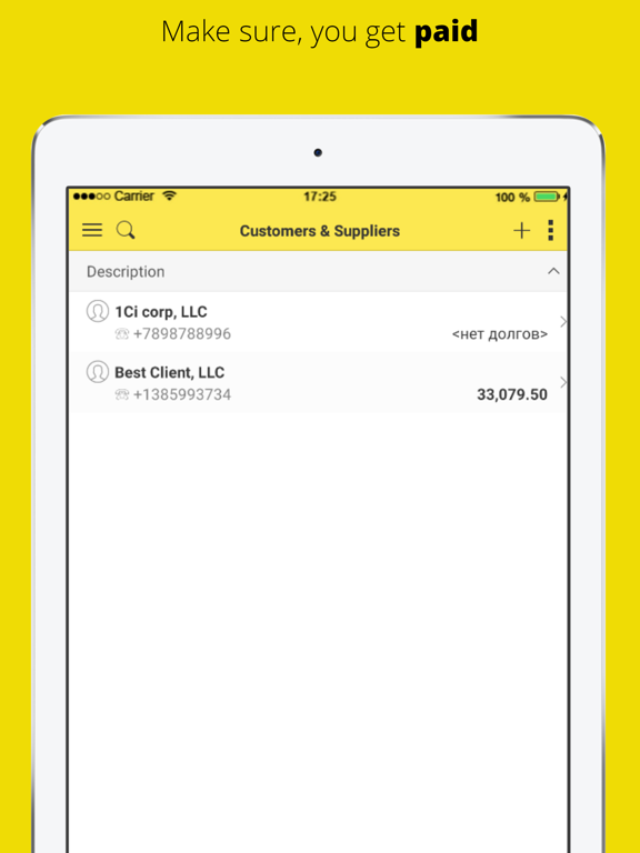 1Ci:Invoice Maker iPad screenshot 4 - Business app