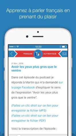 Game screenshot Français Authentique apk