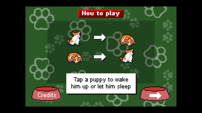 Screenshot from Sleepy Puppies Mobile