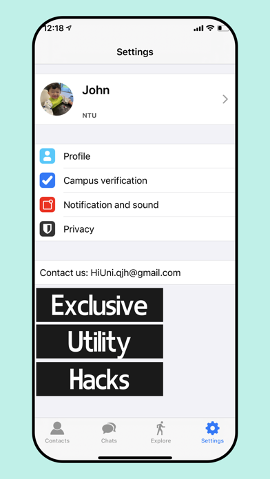 HiUni screenshot 2