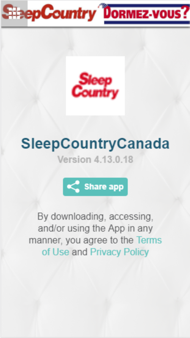 Screenshot #1 pour SleepCountryCanada