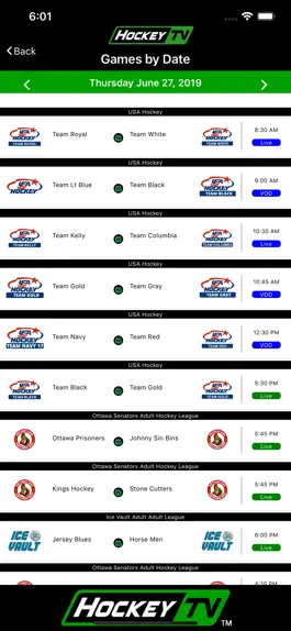 Game screenshot HockeyTV apk