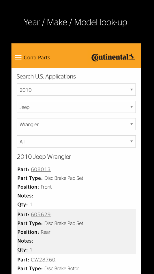 #2. Conti Parts (iOS) 由: Continental