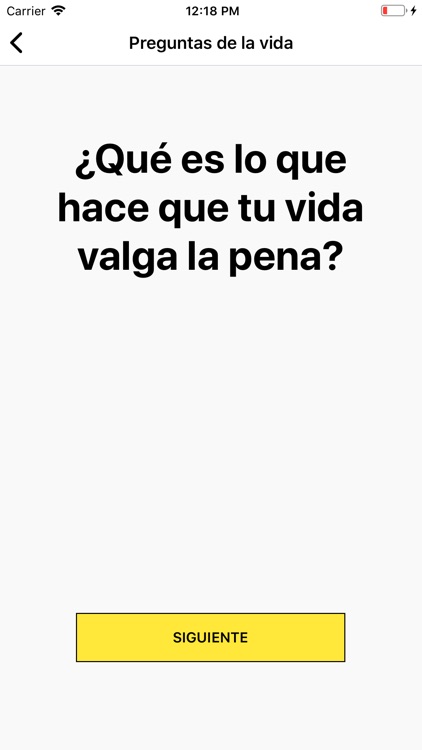 Preguntas de la vida